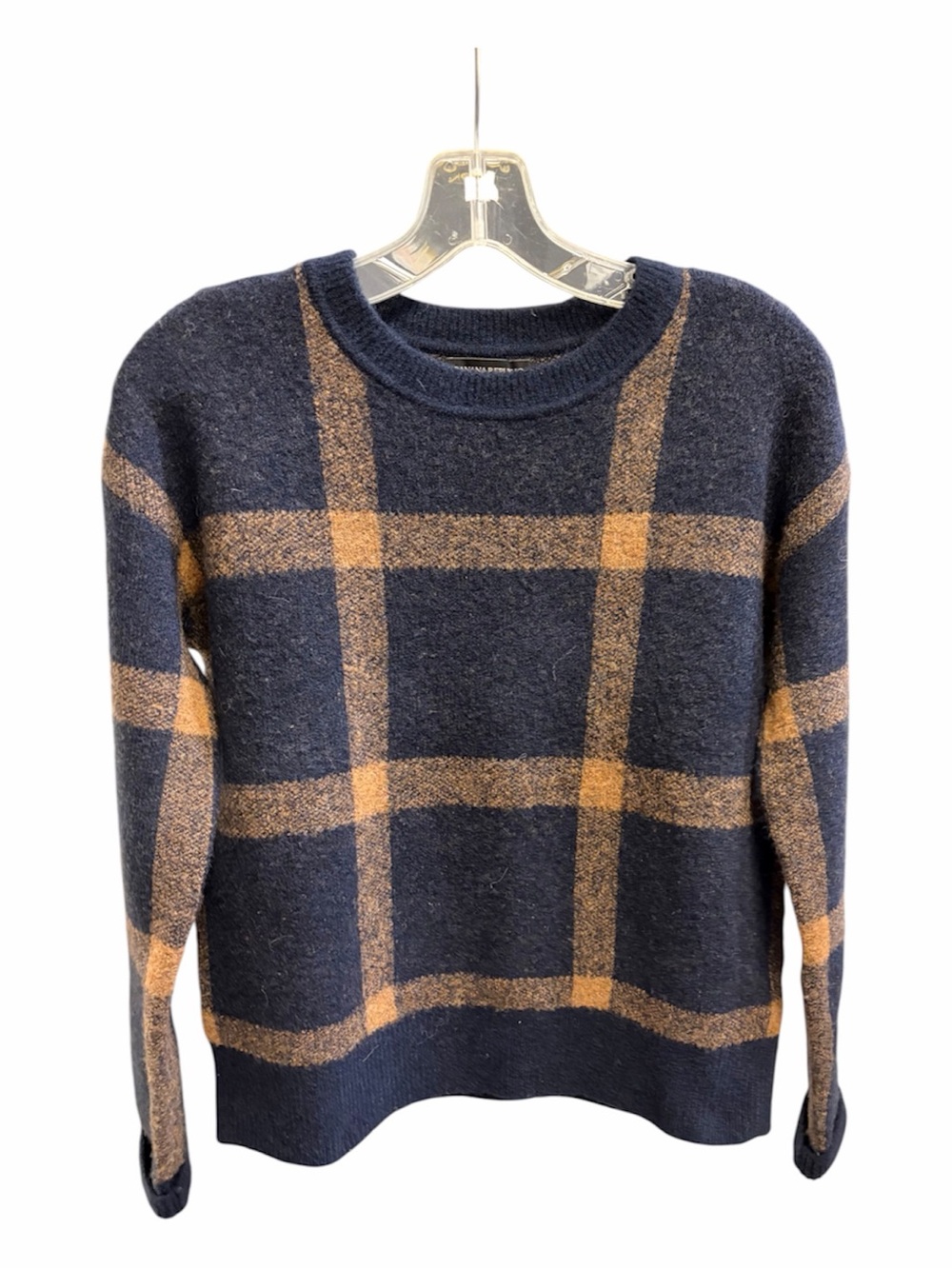 Banana Republic Woman’s
Sweater Plaid Wool-Blend
Size (S) Preppy Classic